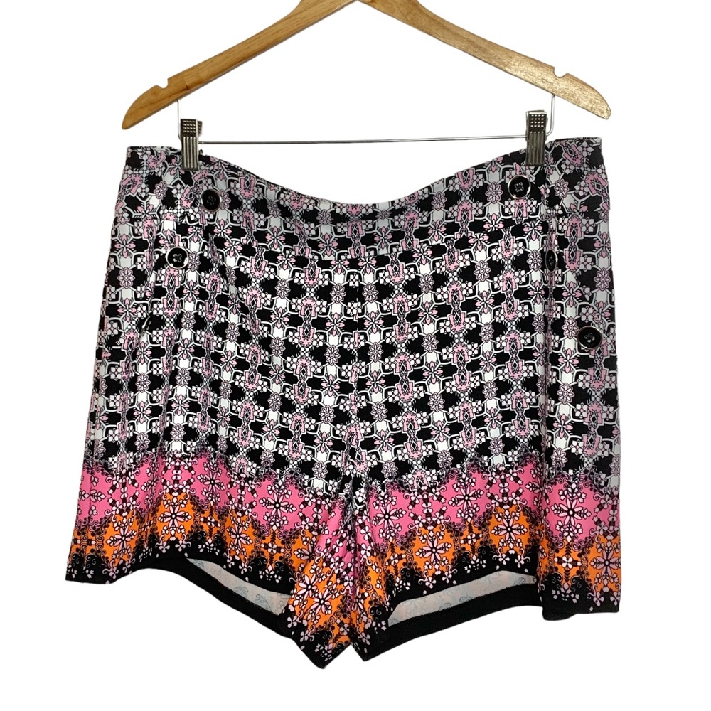 CATO Floral Sailor Shorts Sz 18/20W